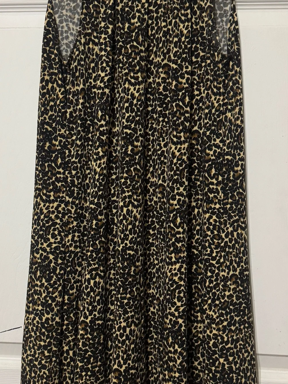 MSK Leopard Print dress- cheetah print